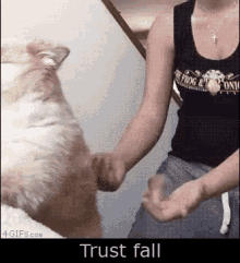 Dog Trustfall GIF