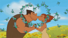 the croods kissing heart kiss love