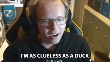 Im As Clueless As A Duck No Clue GIF - Im As Clueless As A Duck No Clue Lost GIFs