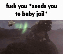 Puts You In Baby Jail Godzilla Vs Space Godzilla GIF - Puts You In Baby Jail Godzilla Vs Space Godzilla Space Godzilla GIFs