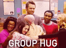 Group Hug GIF - Community Group Hug Love GIFs