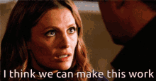 Castle Beckett GIF - Castle Beckett I Think We Can Make This Work GIFs