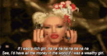 Gwen Stefani If I Was A Rich Girl GIF