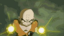 Kuririn Energy Wave Wave GIF - Kuririn Energy Wave Energy Wave Wave GIFs