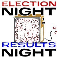 Election Night Is Not Results Night Elections Sticker - Election Night Is Not Results Night Elections Election Night Stickers