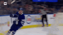 a hockey game is being broadcasted on sn