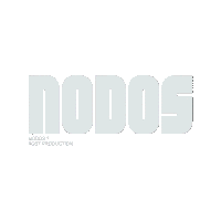 a black logo for nodos post production