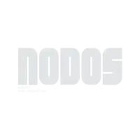 a black logo for nodos post production