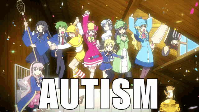 Anime - Autism Is My Life Shirt - Black Text hoodies Anime Hitsugi No  Chaika Chaika - AliExpress