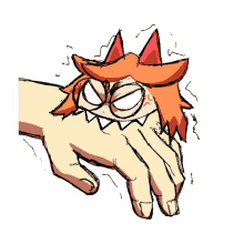 bite hand