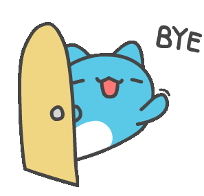 Cat Animated Sticker - Cat Animated Bye - Discover & Share GIFs