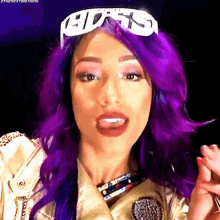 Sasha Banks Just Like That GIF - Sasha Banks Just Like That Thanos GIFs