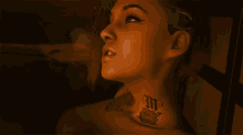 Blowing Out Smoke Judy Alvarez GIF - Blowing Out Smoke Judy Alvarez Cyberpunk2077 GIFs