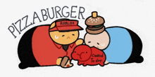 a cartoon of a man wearing a roblox hat holding a hamburger