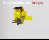 a yellow block with a smiley face on it and the words head depois das drogas do rio de janeiro