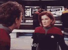 No Janeway GIF - No Janeway Star Trek GIFs