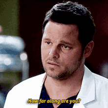 Greys Anatomy Alex Karev GIF - Greys Anatomy Alex Karev How Far Along Are You GIFs
