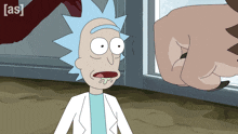 Getting Punched Rick Sanchez GIF