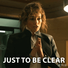 Just To Be Clear Jennifer Lopez GIF - Just To Be Clear Jennifer Lopez Atlas GIFs