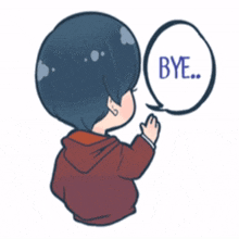 cute boy bye disappear leave