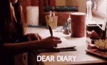 diary writing