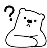Polar Bear Bear Sticker - Polar Bear Bear Question Mark Stickers