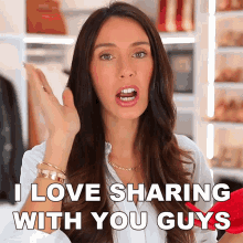 I Love Sharing With You Guys Shea Whitney GIF - I Love Sharing With You Guys Shea Whitney Im All About Sharing GIFs