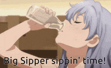 Anime Drinking GIF - Anime Drinking Alcohol GIFs