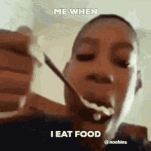 Me When I Eat Food Eating Food GIF