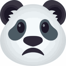 sad panda joypixels aw man thats sad