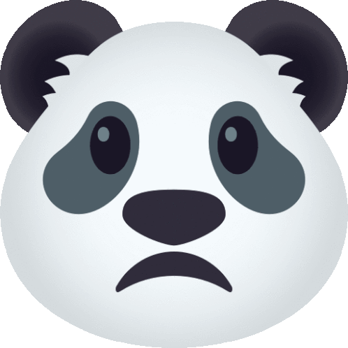 Sad Panda Sticker - Sad Panda Joypixels Stickers