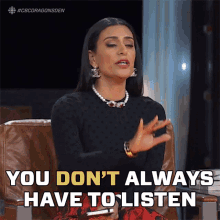 You Dont Always Have To Listen To Your Customers Manjit Minhas GIF - You Dont Always Have To Listen To Your Customers Manjit Minhas Dragons Den GIFs