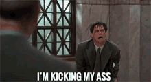 Jim Carrey Kicking Ass GIF - Jim Carrey Kicking Ass Do Ya Mind GIFs