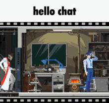 Ghost Trick Hello Chat GIF - Ghost Trick Hello Chat Cabanela GIFs