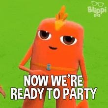Now We'Re Ready To Party Benjamin GIF - Now We'Re Ready To Party Benjamin Blippi Wonders Educational Cartoons For Kids GIFs
