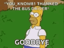 Goodbye Homer GIF - Goodbye Homer The Simpsons GIFs