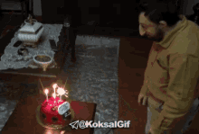 Koksalbaba Happy Birthday GIF - Koksalbaba Happy Birthday Blowing Candles GIFs