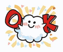 kawaii cute ok okay cloud