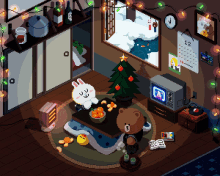Snow Winter GIF - Snow Winter Cony And Brown GIFs