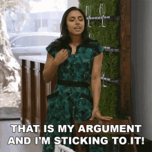 That Is My Argument And Im Sticking To It Michelle Khare GIF - That Is My Argument And Im Sticking To It Michelle Khare Im Not Gonna Change My Mind GIFs