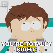 Youre Totally Right Jimmy Valmer GIF - Youre Totally Right Jimmy Valmer South Park GIFs