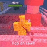 a screenshot of a video game with the name mary