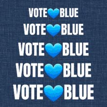 Vote Democrat Vote Blue GIF