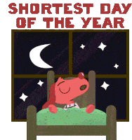 First Day Of Winter Shortest Day Of The Year Sticker - First Day Of Winter Shortest Day Of The Year Sleeping Stickers