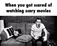 Scary Shocked GIF - Scary Shocked When You Got Scared Of Watching Scary Movies GIFs