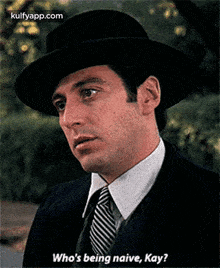 Who'S Being Naive, Kay?.Gif GIF - Who'S Being Naive Kay? The Godfather GIFs