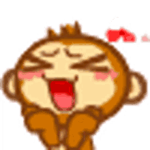 talisman monkeyemote cute adorable monkey