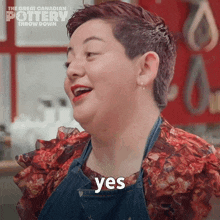 Yes Elsa Valinas GIF - Yes Elsa Valinas The Great Canadian Pottery Throw Down GIFs