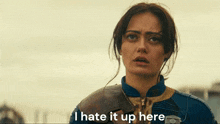 Fallout Lucy Maclean GIF - Fallout Lucy Maclean I Hate It Up Here GIFs