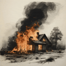 House House On Fire GIF